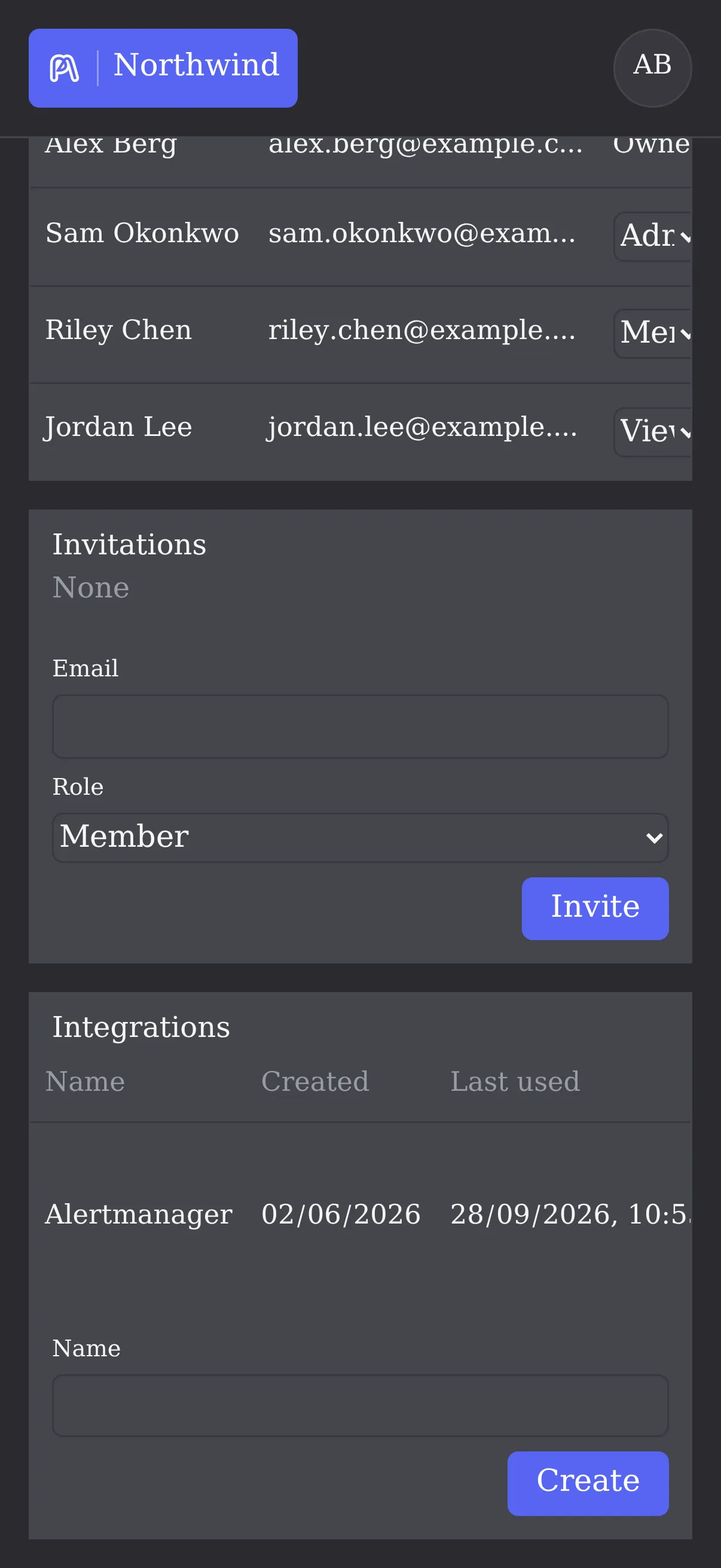 An Alertmanager integration on a phone.